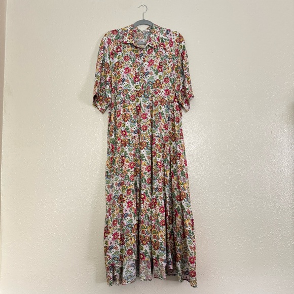 Natural Life Rebecca Midi Dress Floral - Picture 2 of 9